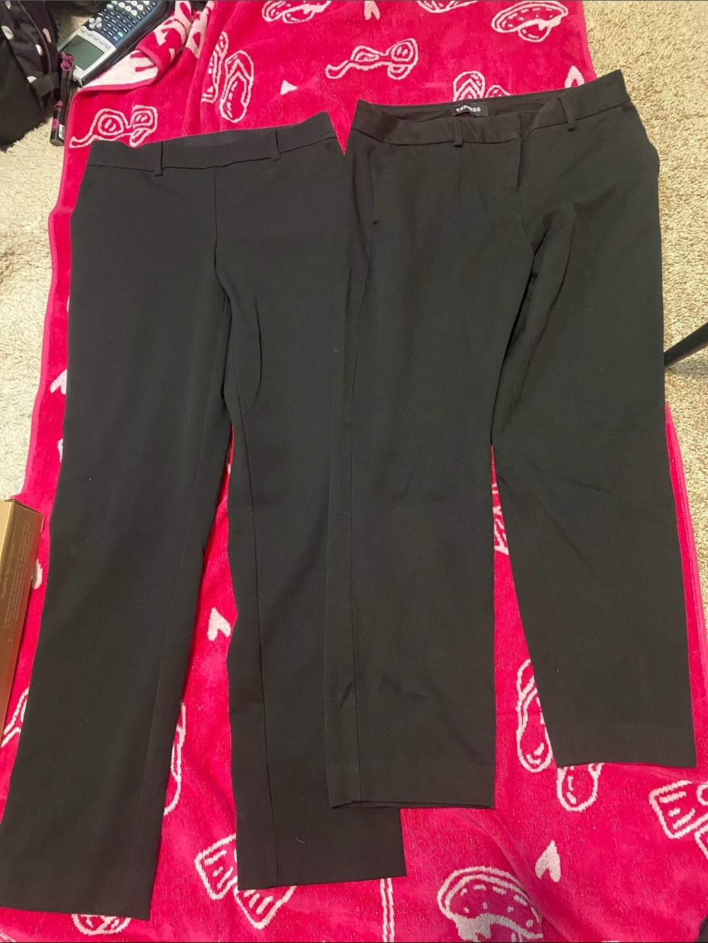 Womens black  Dress Pants - bundle size 4